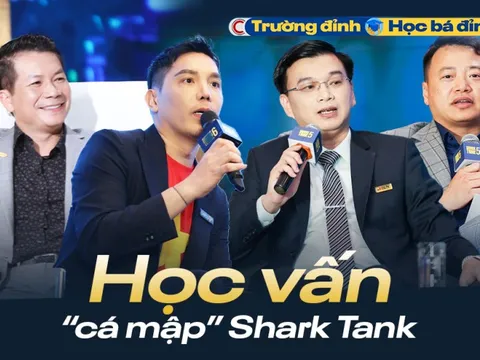 Trình độ học vấn của “cá mập” Shark Tank: Có shark vừa học Bách khoa, vừa đi phụ hồ, người học 1 trường ĐH dễ quá nên học cùng lúc 2-3 trường