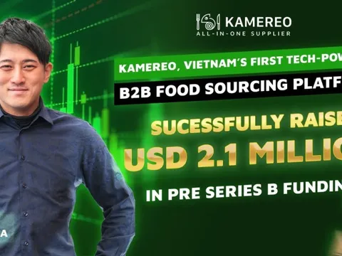 Kamereo - Nền tảng bán buôn thực phẩm do "người cũ" của Pizza 4P's lập ra, vừa huy động thành công 2,1 triệu USD từ một quỹ "đồng hương" Nhật Bản