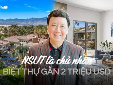 Nam NSƯT là "trùm" bất động sản, vừa tậu biệt thự 3 mặt tiền, rộng 340m2, trị giá gần 2 triệu USD, từng bị đồn có 10 dinh thự từ Mỹ về Việt Nam