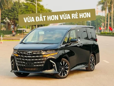 Toyota Alphard thêm bản tiêu chuẩn mới giá rẻ hơn kèm bản cao cấp rộng rãi như khoang hạng nhất