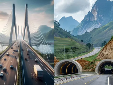 Cao tốc gần 10.000 tỷ đồng sẽ có 3 hầm xuyên núi, cầu dây văng nhịp chính dài nhất Việt Nam