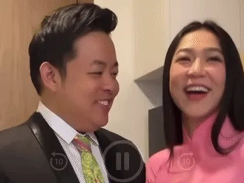 Xôn xao khoảnh khắc Quang Lê và Hà Thanh Xuân tổ chức đám hỏi bí mật ở Mỹ, còn có hành động tình cảm?