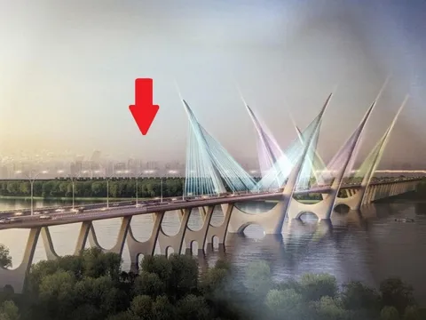 Hà Nội sắp có “siêu cầu” hơn 8.000 tỷ bắc qua sông Hồng, với 8 làn xe, nối Bắc Từ Liêm với huyện Đông Anh