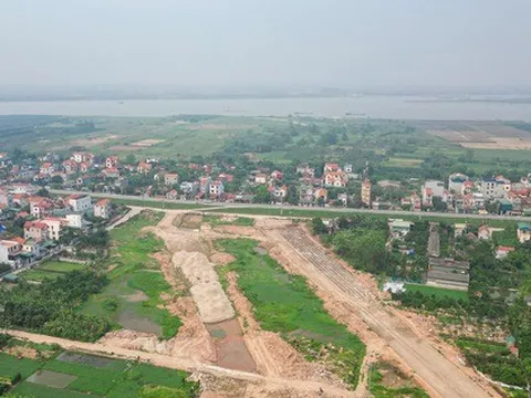 Toàn cảnh vị trí xây dựng cầu Hồng Hà vượt sông Hồng trị giá gần 10.000 tỉ đồng