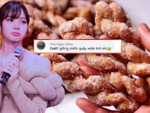 Trang phục mới của Lisa khiến dân tình thấy quen quen, thì ra giống hệt một món bánh ăn vặt tại Việt Nam
