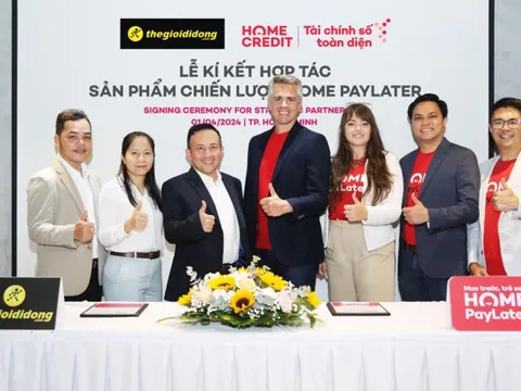 Home Credit và Thế Giới Di Động ký kết hợp tác chiến lược với sản phẩm Home PayLater