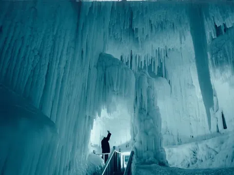 Một hang động băng cổ được phát hiện sâu trong núi, có vô số bí mật được chôn giấu trong hang, và sự hình thành của nó vẫn là một bí ẩn chưa được giải đáp!