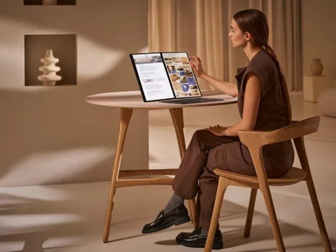 Asus Zenbook DUO - laptop 2 màn hình Lumina OLED tích hợp chip AI