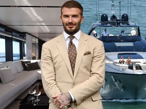 Cận cảnh siêu du thuyền 20 triệu USD được ví như ''dinh thự nổi trên mặt nước'' của gia đình David Beckham: Sang trọng từ trong ra ngoài!