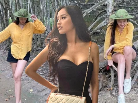 Cô gái khoe đôi chân 1m18 trong rừng là hoa hậu hot suốt 18 năm, chơi đồ hiệu "khét" nhưng tự nhận không hợp