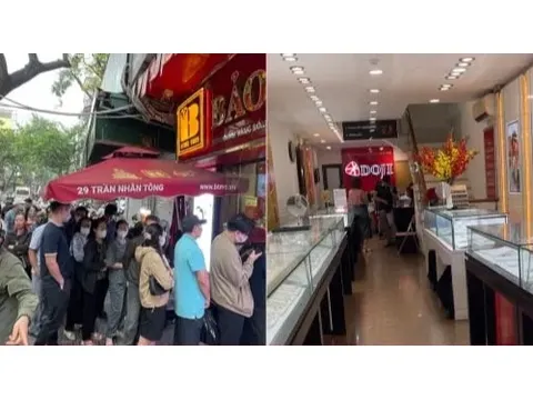 Cảnh mua bán trái ngược ở Hà Nội trong những ngày giá vàng đắt chưa từng có