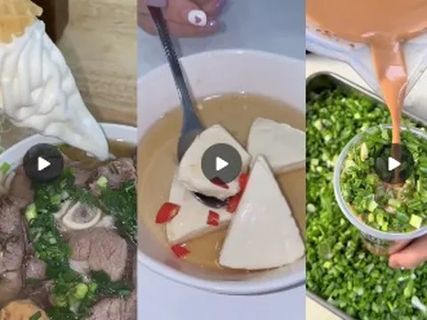 Nhan nhản các "thảm họa ẩm thực" từ trà sữa hành lá, cà phê trứng bắc thảo đến bún bò... kem tươi: Trào lưu câu like bằng content quái gở?