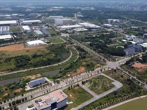 Thúc đẩy triển khai dự án xây dựng cơ sở lưu trú và dịch vụ tại Khu công nghệ cao Hòa Lạc