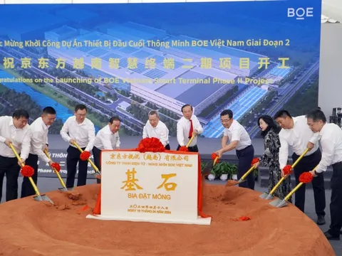 Khởi công dự án điện tử 7.000 tỷ đồng, tạo 4.000 việc làm và doanh thu mỗi năm hơn 1 tỷ USD