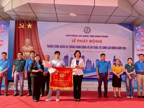 Bình Phước: Phát động Tháng công nhân, vệ sinh lao động năm 2024