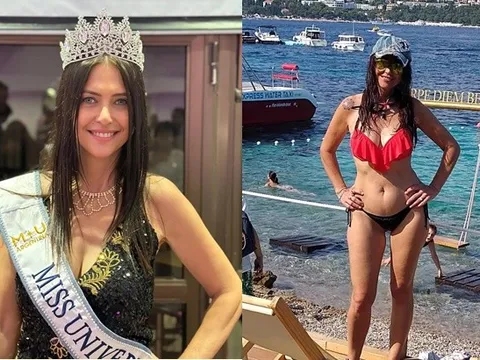 Nhan sắc trẻ đẹp của cụ bà 60 tuổi đăng quang Hoa hậu Hoàn vũ, là nữ luật sư, nhà báo nổi tiếng