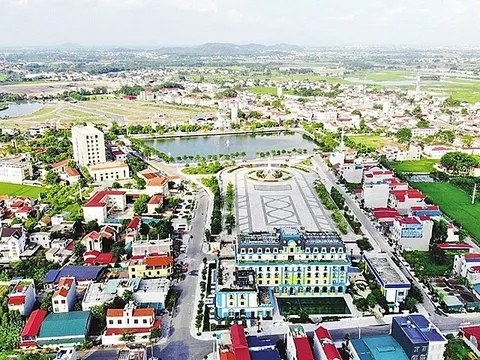 Địa phương sát vách Hà Nội có 4 tuyến đường huyết mạch đi qua, vừa lên thị xã sớm 1 năm, muốn lên thành phố