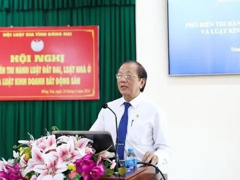 Hội Luật gia tỉnh Đồng Nai tổ chức Hội nghị phổ biến Luật Đất đai