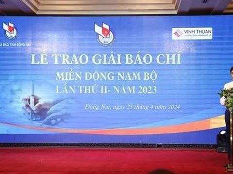 Tạp chí Đời sống và Pháp luật nhận giải Ba Báo chí miền Đông Nam bộ