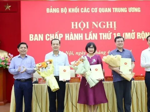 Ban Bí thư chỉ định 4 Thứ trưởng giữ trọng trách mới