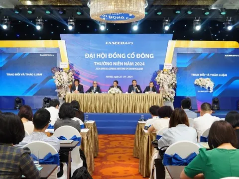 ĐHCĐ Taseco Airs (AST): Kế hoạch doanh thu năm 2024 đạt 1.350 tỷ đồng, dự kiến tỷ lệ cổ tức 25-30%
