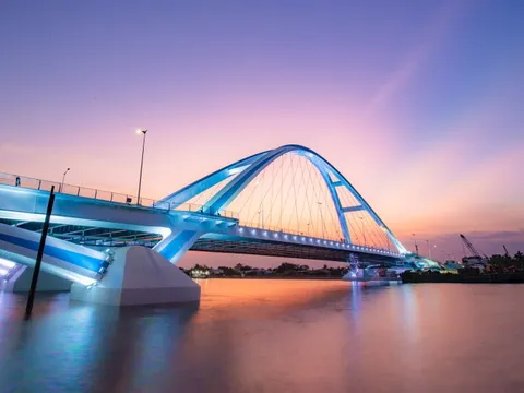 Ngắm cây cầu đẹp lung linh trong dự án 9.200 tỷ giúp chống ngập cho gần một triệu dân Cần Thơ