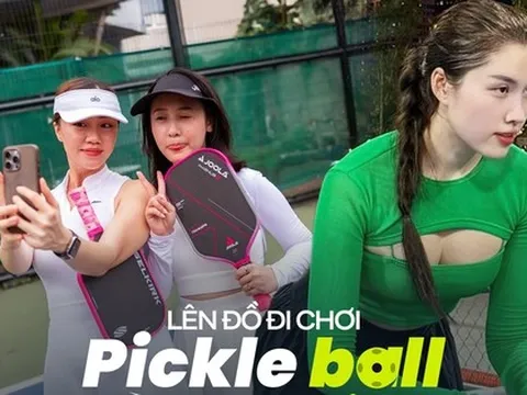 Dân chơi pickleball từ Bắc chí Nam sẵn sàng "thách đấu": Thanh Thanh Huyền mồ hôi đầm đìa, hội chị đẹp sân Thụy Khuê rủ nhau lên đồ "sương sương" chục triệu