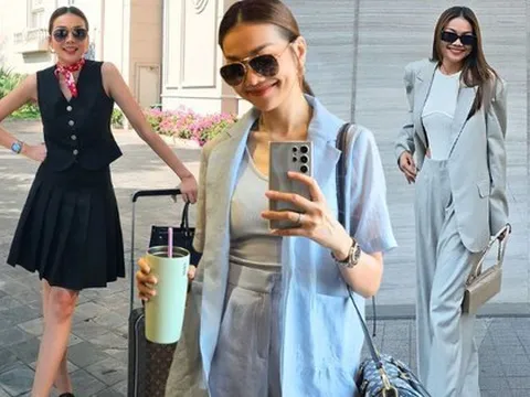 Thời trang của Phạm Thanh Hằng ngày càng trẻ trung sau khi lấy chồng, quý cô 40+ học theo là chuẩn