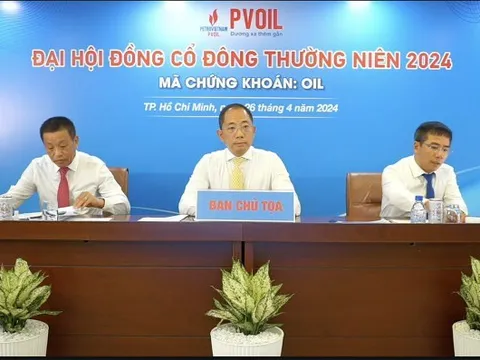 ĐHĐCĐ PVOIL: Cuối năm 2024 sẽ hết lỗ luỹ kế, sang 2025 khắc phục xong ý kiến ngoại trừ để sớm đưa cổ phiếu niêm yết HoSE