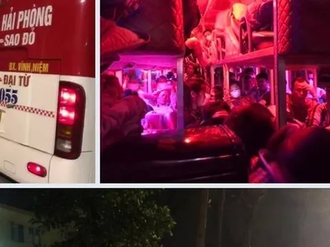 Xe 43 chỗ nhồi nhét tới 90 hành khách