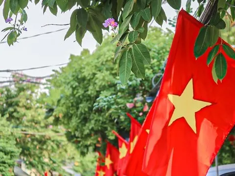 Phố phường Đà Nẵng rực rỡ cờ hoa chào mừng Đại lễ 30/4 và 1/5