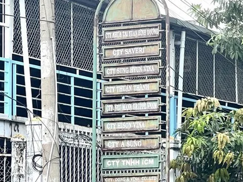 Hình ảnh khu công nghiệp đầu tiên của Bình Dương được chọn thí điểm di dời