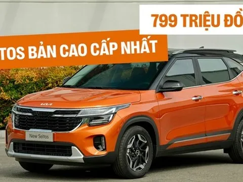 Kia Seltos 2024 ‘full option’ chốt giá 799 triệu tại Việt Nam: Mạnh nhất phân khúc, đủ ADAS đấu Xforce, HR-V