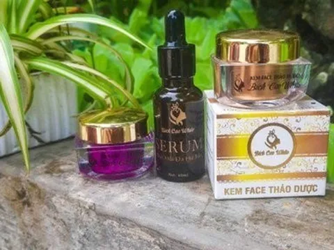 Thu hồi và tiêu huỷ mỹ phẩm Bích Cao White