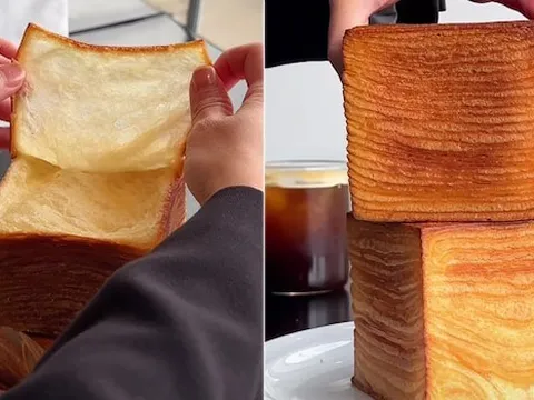 Xuất hiện loại bánh mì mỏng như tờ giấy ăn, dân mạng rần rần thích thú: "Chưa bao giờ tôi muốn ăn khăn giấy đến thế"!