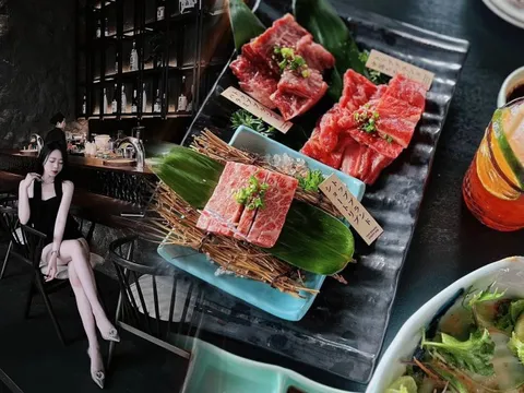Địa điểm check-in mới nổi cho tín đồ mê thịt: Không gian tone đen sang chảnh, nhiều loại bò cao cấp nhất định phải thử