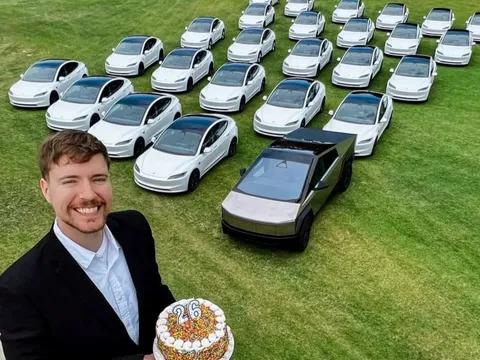 Bước sang tuổi 26, YouTuber giàu nhất thế giới chốt giveaway 26 chiếc Tesla – Không thích xe có thể nhận tiền tươi, điều kiện nhận thưởng ‘dễ như ăn kẹo’ nhưng không dành cho fan Việt