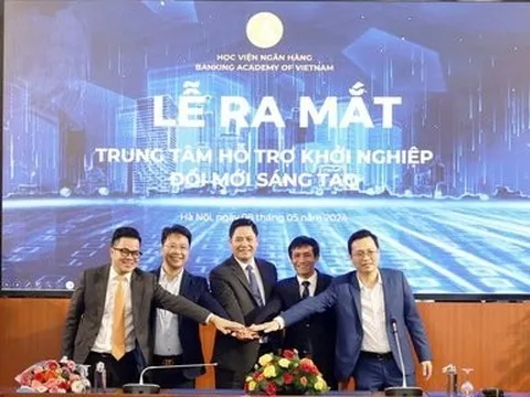 Học viện Ngân hàng ra mắt Trung tâm hỗ trợ khởi nghiệp, ĐMST