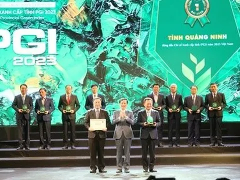 Quảng Ninh dẫn đầu về Chỉ số Xanh cấp tỉnh, Hà Nội "đội sổ" top 30