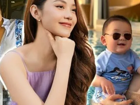 Minh Hằng sau 2 năm lấy chồng đại gia: Nhan sắc thăng hạng, sinh con trai bụ bẫm