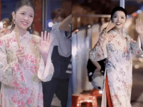 Suni Hạ Linh diện áo dài xinh ngất tại Đạp Gió 2024, hóa ra cũng tích cực lăng xê cho local brand Việt