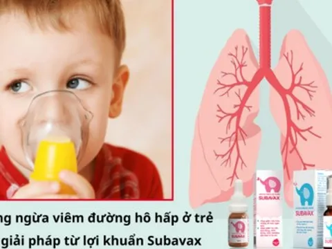 Phòng ngừa viêm đường hô hấp ở trẻ và giải pháp từ lợi khuẩn hô hấp Subavax