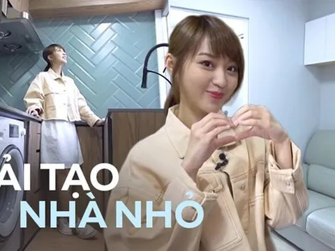 Căn hộ 27m2 được cải tạo thành 2 phòng ngủ nhưng vẫn đón được ánh sáng tự nhiên và đủ tầm nhìn