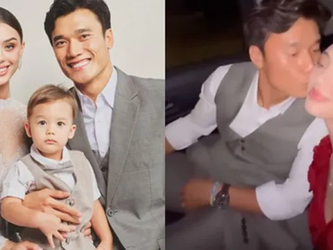 Thủ môn quốc dân hẹn hò lãng mạn bên vợ mẫu Tây, vẫn nói không với rượu vang vì một điều