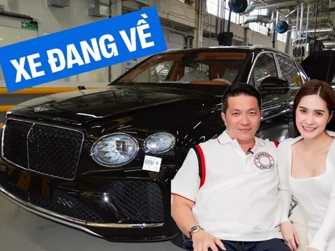 Mua cho vợ bầu chiếc Bentley Bentayga, chồng Đoàn Di Băng chia sẻ: ‘Giai đoạn này vợ cần êm ái’