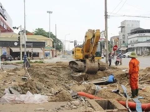 Đẩy nhanh tiến độ thi công dự án vỉa hè trăm tỷ giữa trung tâm Tp Vinh