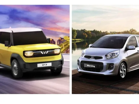 Giá chỉ loanh quanh 400 triệu, chọn xe điện VinFast VF 3 hay xe xăng Kia Morning?