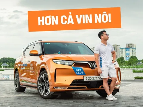 Chủ xe VinFast VF 9 tự nhận ‘hơn cả Vin nô’, bỏ xe sang để dùng hàng Việt: ‘Chưa hoàn hảo nhưng đáng’