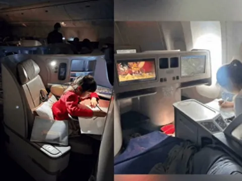 Chứng kiến bức ảnh chụp ở khoang hạng nhất máy bay, tôi nhận ra đây chính là cách người giàu truyền lại tài sản của mình cho con cháu