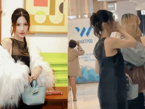 Diễm My 9X lộ rõ vòng 2 lùm xùm, còn liên tục làm hành động này giữa tin bầu bí